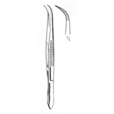 PINZA PARA DISECCIÓN TALMED PUNTA FINA CURVA